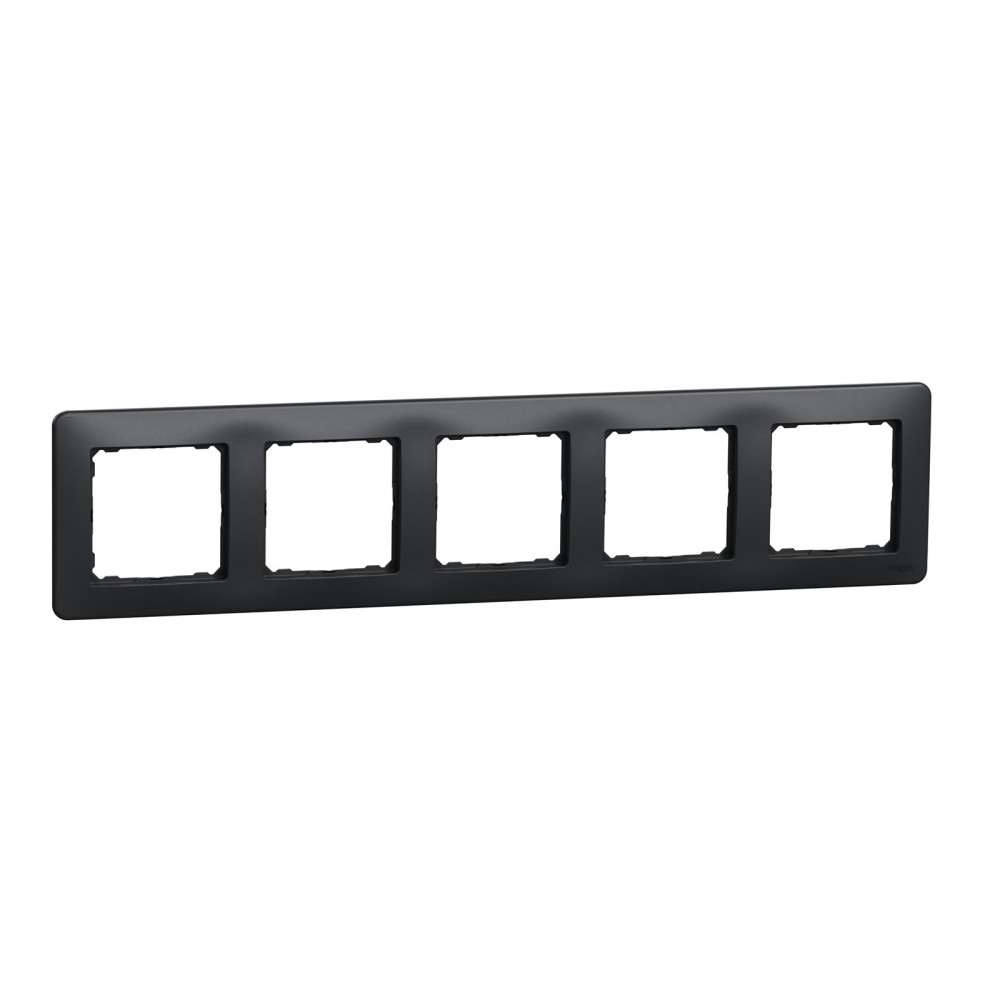 Рамка 5-я универсальная Schneider Electric Sedna Design Черная SDD314805